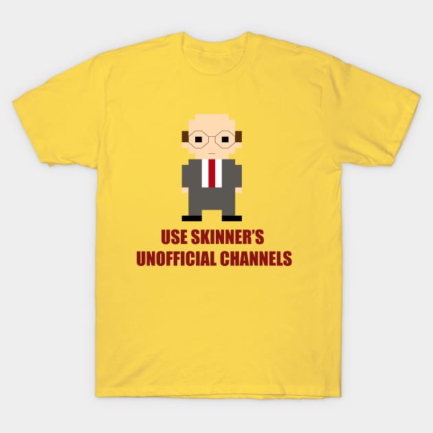 The X-Files Skinner's Unoffical Channels T-Shirt by MitchsPledgies1